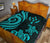 Kosrae Premium Quilt - Turquoise Tentacle Turtle - Polynesian Pride