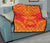 Marquesas Islands Premium Quilt - Marquesas Islands Tiki Face Polynesian Chief Red Version - Polynesian Pride