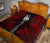 New Caledonia Premium Quilt - New Caledonia Coat Of Arms Polynesian Red Tattoo - Polynesian Pride