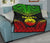 Tahiti Premium Quilt - Tahiti Flag Polynesian Chief Reggae Version - Polynesian Pride