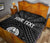 Tahiti Personalised Premium Quilt - Tahiti Seal In Polynesian Tattoo Style (Black) - Polynesian Pride