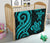 Samoa Premium Quilt - Turquoise Tentacle Turtle - Polynesian Pride