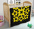 Hawaiian Premium Quilt Royal Pattern - Black And Yellow - A1 Style - Polynesian Pride