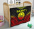 Tahiti Premium Quilt - Tahiti Flag Polynesian Chief Reggae Version - Polynesian Pride