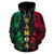 Samoa All Over Zip up Hoodie Color Tattoo Style - Polynesian Pride