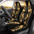 Palau Car Seat Covers - Palau Seal Polynesian Tattoo Gold Universal Fit Gold - Polynesian Pride