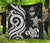 Guam Polynesian Premium Quilt - White Tentacle Turtle - Polynesian Pride