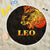 Sun In Leo Zodiac Beach Blanket Polynesian Tattoo Simple - Orange Black Beach Blanket One Size Orange - Polynesian Pride