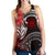 Samoa Custom Personalised Women's Racerback Tank - Samoa Seal Wave Style (Red) - Polynesian Pride