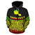 Tahiti Polynesian Custom Hoodie Reggae Pride Map nd Seal - Polynesian Pride