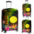 Palau Polynesian Luggage Covers - Hibiscus and Banana Leaves - Polynesian Pride