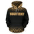 Niue Polynesian Custom Hoodie Fog Gold - Polynesian Pride