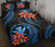 Polynesian Hawaii Quilt Bed Set - Blue Plumeria BLUE - Polynesian Pride