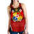 Tonga Polynesian Women's Racerback Tank - Red Pattern - Polynesian Pride