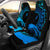 Palau Car Seat Covers - Palau Map Hibiscus And Wave Light Blue - K6 - Polynesian Pride