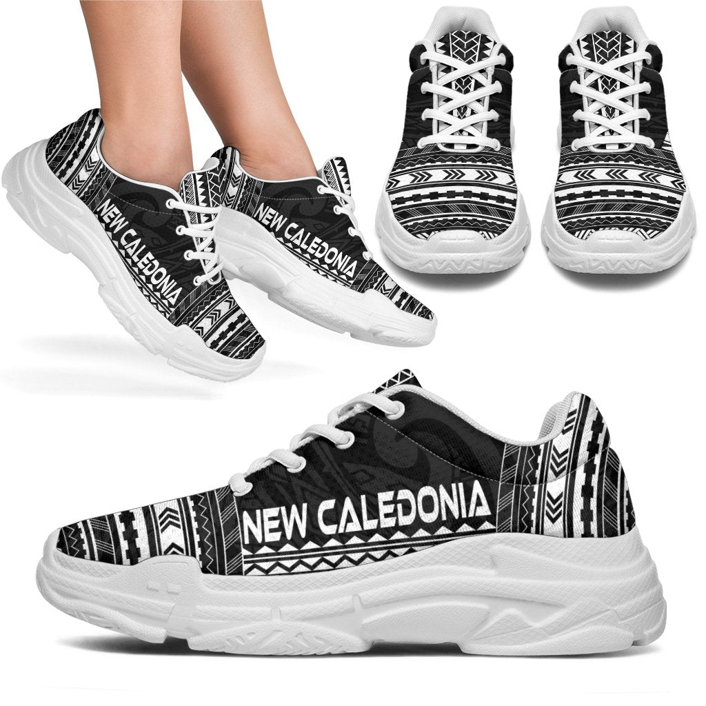 New Caledonia Chunky Sneakers - Polynesian Chief Black Version - Polynesian Pride