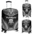 Tuvalu Polynesian Chief Luggage Cover - Black Version Black - Polynesian Pride