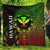 Hawaii Premium Quilt - Kanaka Maoli Rocket Style (Reggae) Black - Polynesian Pride