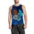 American Samoa Polynesian Men's Tank Top - Blue Polynesian Eagle - Polynesian Pride