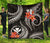 Polynesian Hawaii Premium Quilt - Black Plumeria BLACK - Polynesian Pride