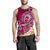 Samoa Men's Tank Top - Turtle Plumeria (Pink) - Polynesian Pride