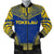 Tokelau Flag Polynesian Chief Men's Bomber Jacket Blue - Polynesian Pride