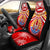 Tahiti Rugby Car Seat Covers Polynesian Coat Of Arms and Flag - Polynesian Pride