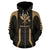 Hawaii Kanaka Polynesian Zip up Hoodie Gold - Polynesian Pride