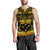 Samoa Men's Tank Top - Samoa Coat Of Arms, Polynesian Tattoo (Gold) - Polynesian Pride