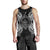 Palau Polynesian Men Tank Top Map Black Black - Polynesian Pride