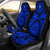 Polynesian Car Seat Covers - Guam Flag, Seal with Maui Moana Tattoo Universal Fit Blue - Polynesian Pride