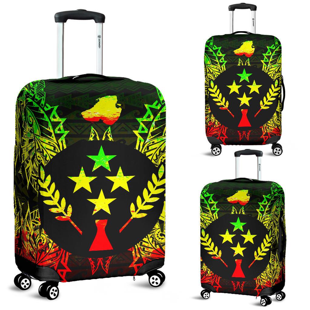 Kosrae Polynesian Luggage Covers Map Reggae Reggae - Polynesian Pride