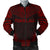 Tokelau Polynesian Chief Men's Bomber Jacket - Red Version Red - Polynesian Pride