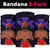 Warrior Kanaka Map Polynesian Bandana 3-Pack - Purple - AH - Polynesian Pride