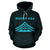 Hawaii Mauna Kea Polynesian Hoodie Blue - Polynesian Pride