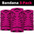 Polynesian Hard Tatau Pink Unisex Bandana One Size Pink - Polynesian Pride