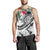 Polynesian Samoa Men's Tank Top - Summer Plumeria (White) White - Polynesian Pride