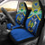 Solomon Islands Car Seat Covers Simple Coat Of Arms Rugby - Polynesian Pride