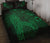 Hula Girl Hibiscus Map Quilt Bed Set - Green - Polynesian Pride