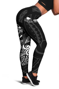 Aotearoa Super Rugby Women Leggings - Maori Kiwi - Polynesian Pride
