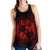 Tonga Polynesian Women's Racerback Tank - Red Tribal Pattern - Polynesian Pride