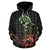 Hawaii Helmet Lauhala Kanaka Warrior Hoodie (Zip) - Polynesian Pride