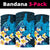 Hawaiian Shappire Turtle Plumeria Unisex Bandana 3 - Pack - Polynesian Pride