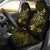 Hawaii Mix Polynesian Turtle Plumeria Car Seat Covers - AH - Nick Style - Yellow Universal Fit Yellow - Polynesian Pride