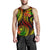 American Samoa Polynesian Men Tank Top - Reggae Plumeria - Polynesian Pride