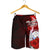 Marshall Islands Polynesian Men's Shorts - Coat Of Arm With Hibiscus - Polynesian Pride