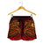 Vanuatu Polynesian Women's Shorts - Red Shark Polynesian Tattoo - Polynesian Pride