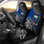 Samoa Car Seat Covers - Samoa Coat Of Arms Fall In The Wave - K9 Universal Fit Blue - Polynesian Pride