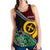 Vanuatu Women Racerback Tank Fall In The Wave Black - Polynesian Pride