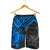 Pohnpei Polynesian Shorts (Men) - Polynesian Blue Turtle BLUE - Polynesian Pride